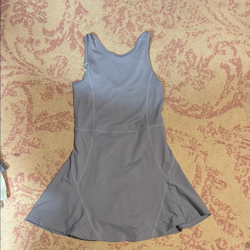 Girls blue athletic dress